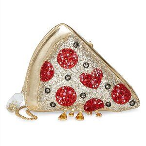 Gotta Have a Slice Glitter Crossbody- Betsey Johnson